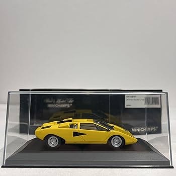 Amazon | MINICHAMPS 1/43 Lamborghini countach LP400 Yellow